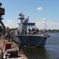 У Миколаєві спустили на воду катер «Прилуки» та тральщик «Генічеськ»