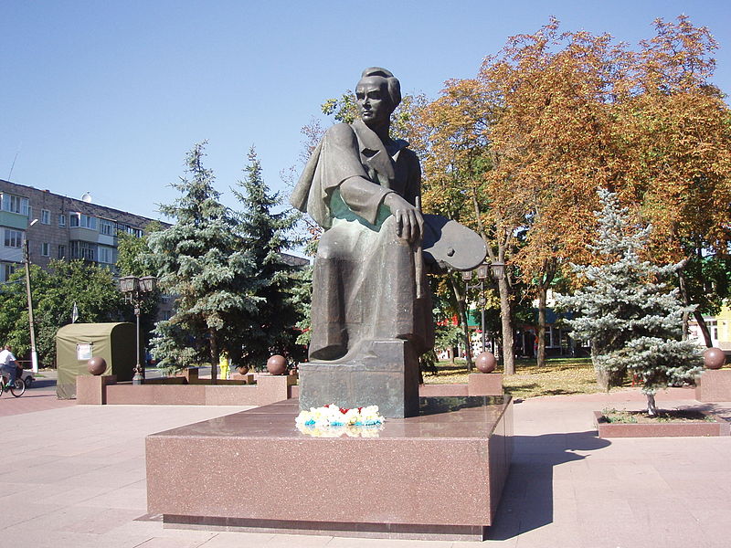 Покладання квітів біля памятника Т. Г. Шевченку