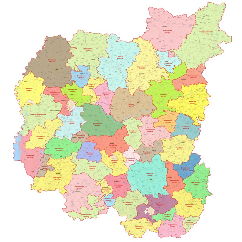 Кабмін вніс зміни до перспективного плану формування територій громад Чернігівської області