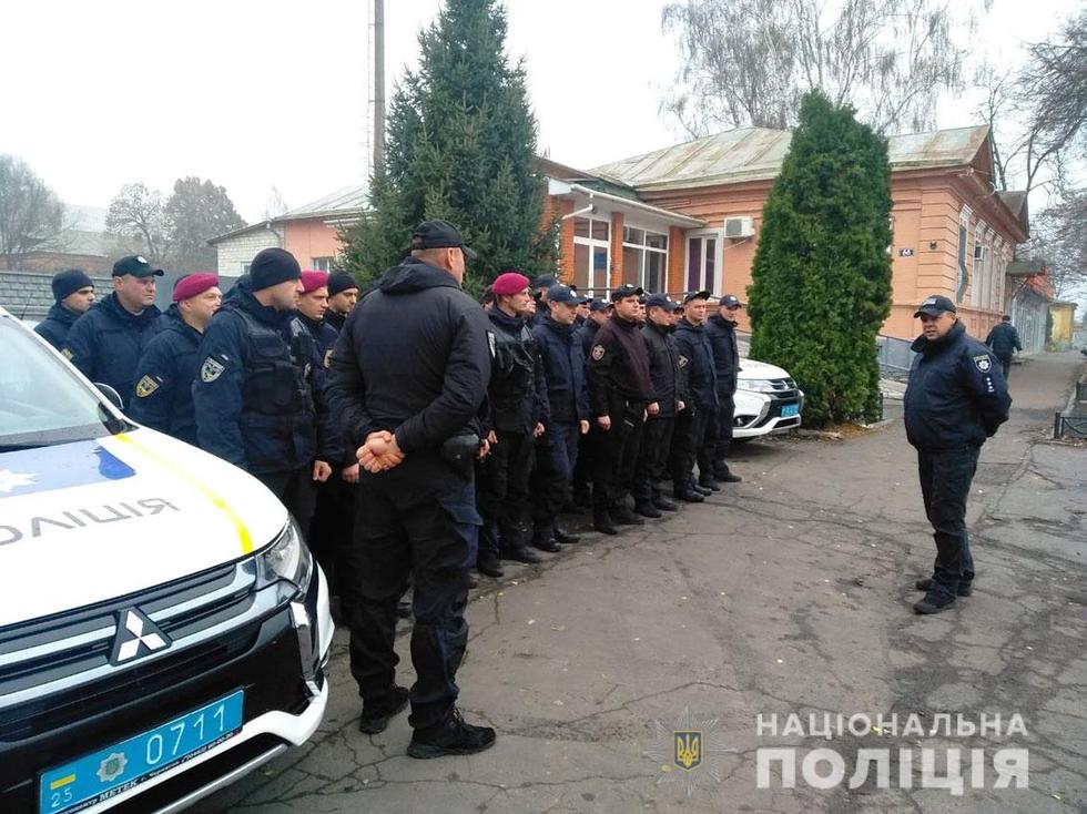 В Прилуках триває оперативно-профілактичне відпрацювання нацполіції