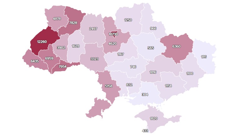 Черговий «антирекорд» — 1 967 хворих на коронавірус в Україні за добу