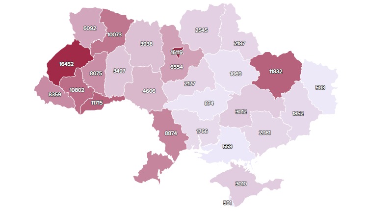 В Україні оновили епідемічні зони: Київ уже в помаранчевій