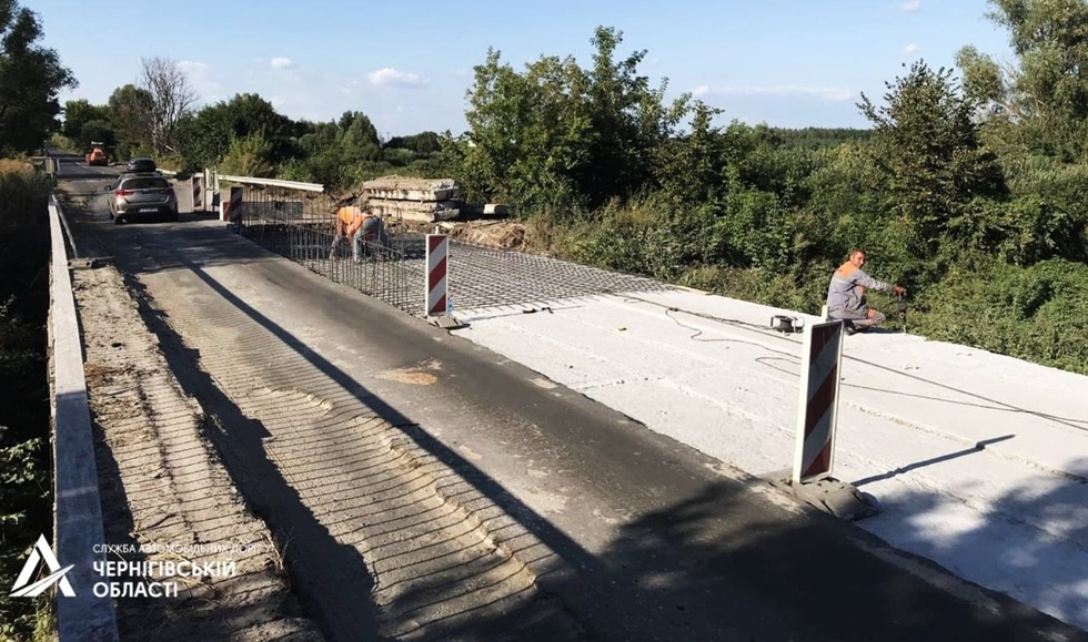 На дорозі Р-67 Ніжин–Прилуки ремонтується сім мостів