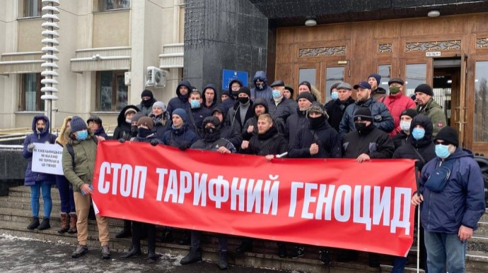 До ФОПівців на Майдані долучився новий протест: "Стоп тарифний геноцид"