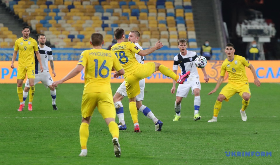 Збірна України не втримала перемогу над Фінляндією у відборі на ЧС-2022 з футболу