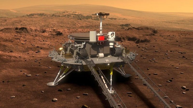 Китай вперше посадив на Марсі свій космічний апарат. Досі це вдавалося лише США