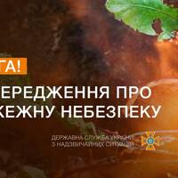 В Україні оголошено найвищий рівень пожежної небезпеки — ДСНС