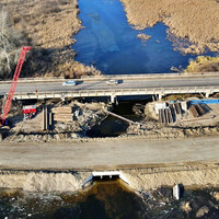Дорожники готуються до демонтажу старого мосту через Удай