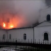 У селі Журавка, що в Прилуцькому районі, горить церква 