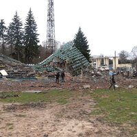 Зруйнований російськими військами стадіон у Чернігові допоможе відновити Німеччина