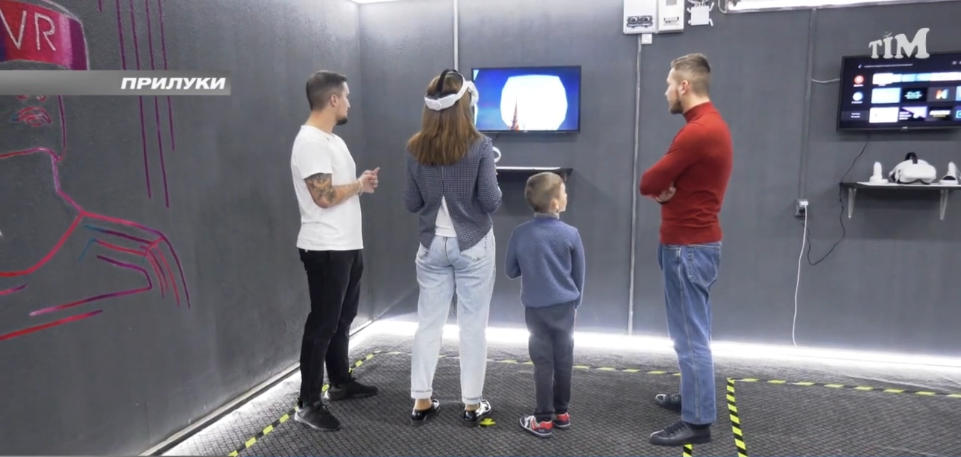 У Прилуках відкрилася перша розважальна кімната віртуальної реальності