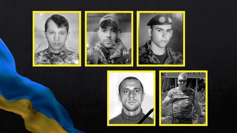 На Чернігівщині в останню путь провели п’ятьох військовослужбовців, які загинули під час виконання бойових завдань