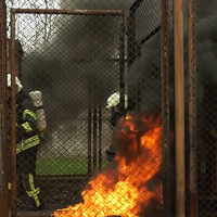 Вперше на базі Прилук відбулись обласні змагання між ланками газодимозахисної служби