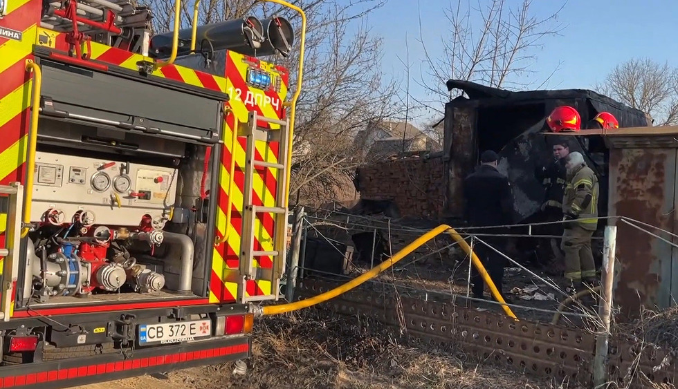 2 пожежі за допомогою БПЛА зафіксували працівники ДСНС