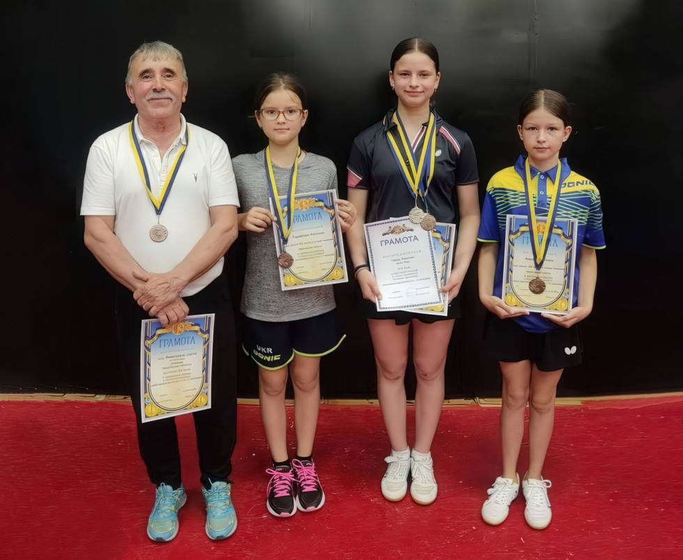 Спортсменка з Прилуччини взяла участь у чемпіонаті України з настільного тенісу