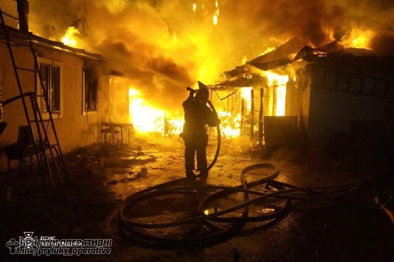 На Прилуччині пожежа забрала життя 73-річного чоловіка
