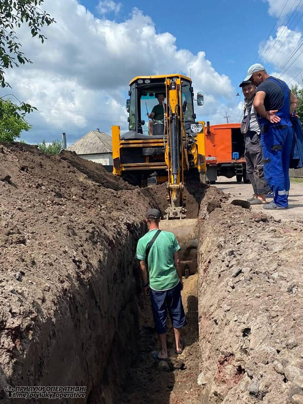 Замінять 720 метрів водогону: у громаді на Прилуччині оновлюють водопровідні мережі