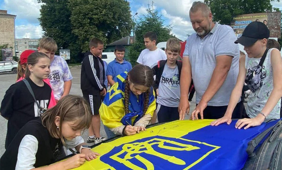 У громаді на Прилуччині провели велопробіг на підтримку ветеранів, які потребують реабілітації