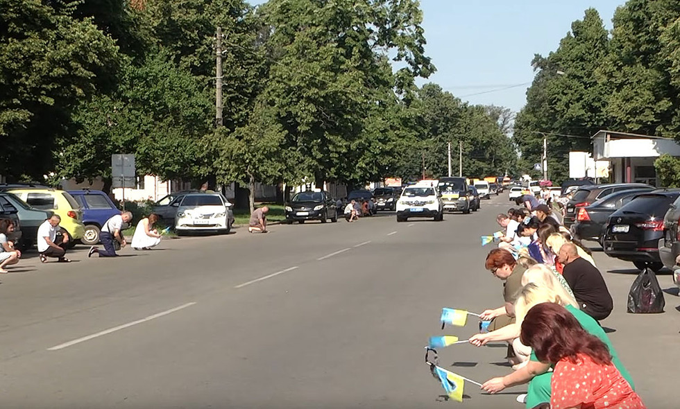На щиті до малої батьківщини повернувся захисник Олег Черниш