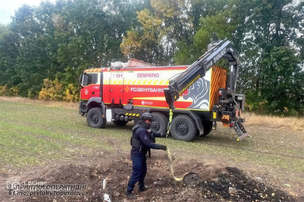 У Прилуцькому районі сапери знешкодили боєприпаси