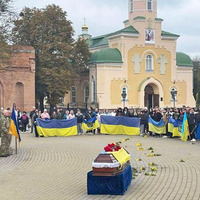 У Прилуках провели в останню путь загиблого військового ЗСУ Максима Бойка
