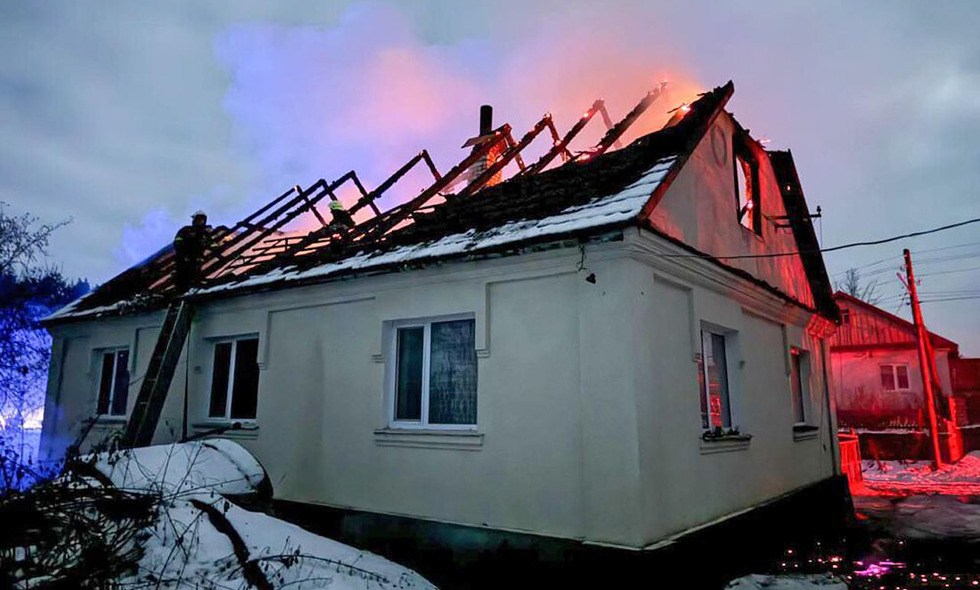 На Прилуччині за вихідні сталися дві пожежі
