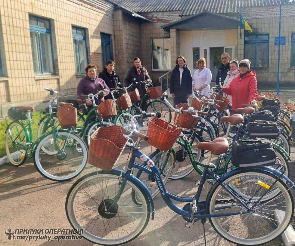 Медики з Прилуччини пересядуть на електровелосипеди