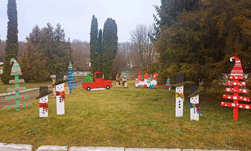 Новорічна фотозона для дітей з’явилася у громаді на Прилуччині