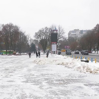 У Прилуках, на прохання не виїздити на дороги у ожеледицю, відреагували тільки комунальні служби!