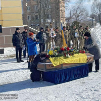 У Прилуках провели в останню путь військового ЗСУ Костянтина Хорлунова