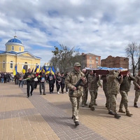 Прилуччина попрощалась з героєм Дмитром Барановим