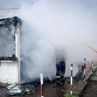 У Прилуках спалахнув торгівельний кіоск