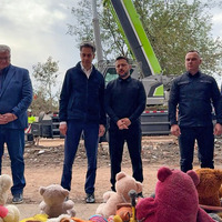 Володимир Зеленський відвідав Прилуки та вшанував пам’ять загиблих від російського ракетного удару